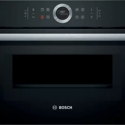 Bosch Built-in compact oven with microwave function 60 x 45 cm Black
